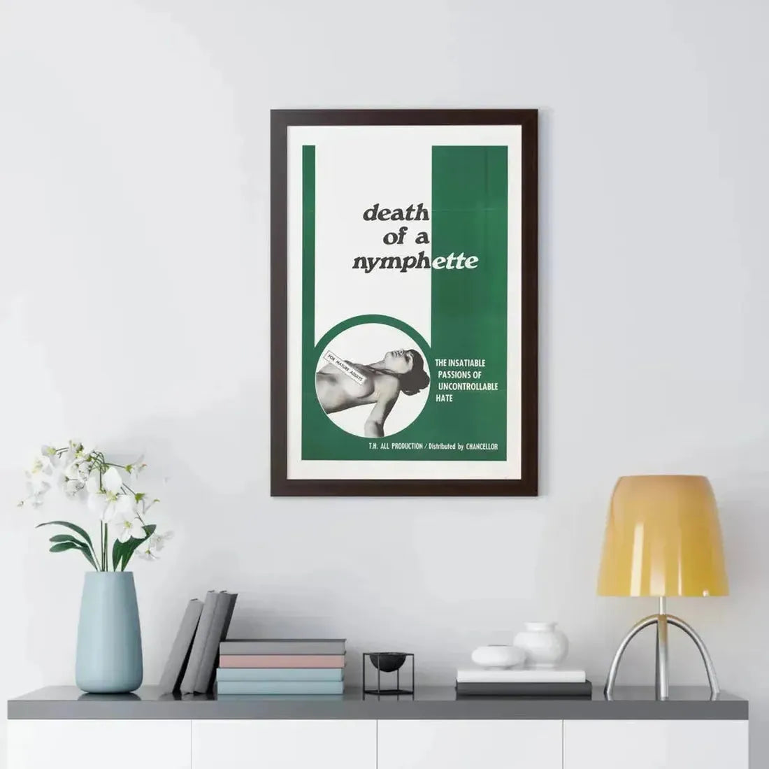 DEATH OF A NYMPHETTE 1967 - Framed Movie Poster - The Sticker Space