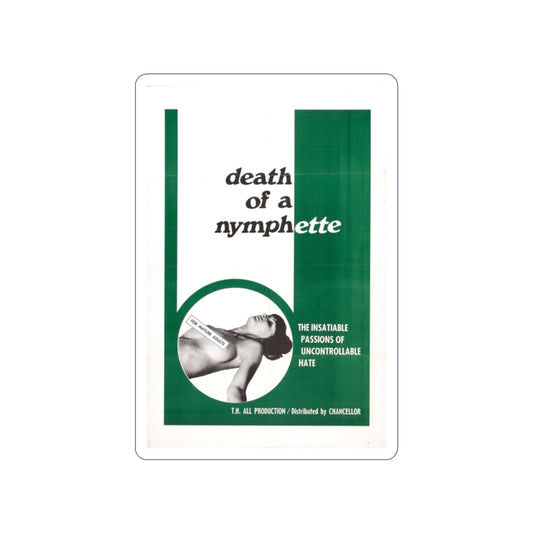 DEATH OF A NYMPHETTE 1967 Movie Poster STICKER Vinyl Die-Cut Decal-2 Inch-The Sticker Space