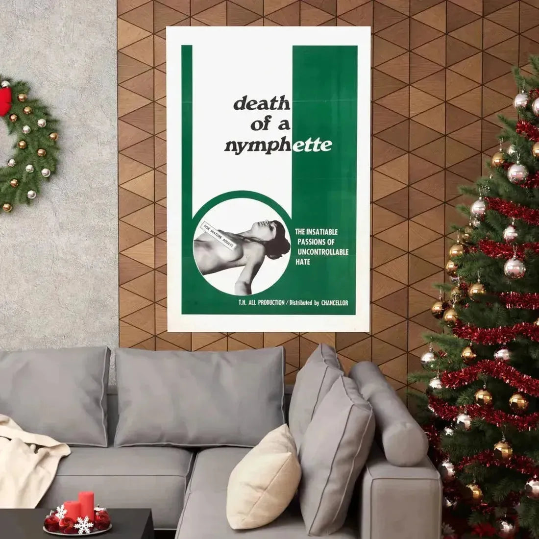 DEATH OF A NYMPHETTE 1967 - Paper Movie Poster - The Sticker Space