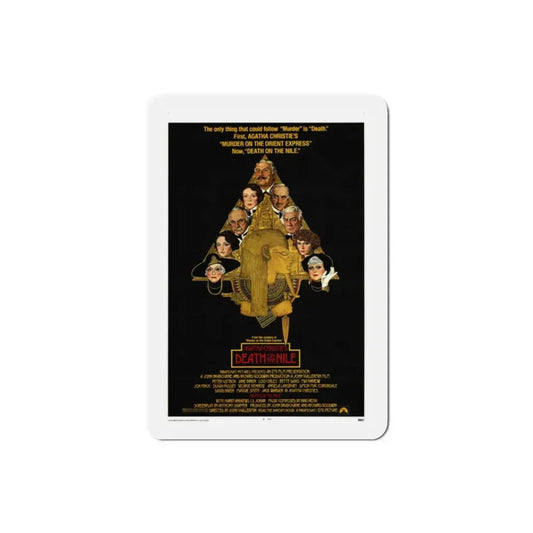 Death on the Nile 1978 Movie Poster Refrigerator Magnet 2 Inch - The Sticker Space