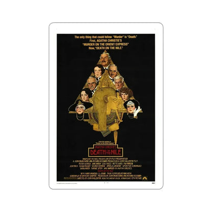 Death on the Nile 1978 Movie Poster STICKER Vinyl Die-Cut Decal - The Sticker Space