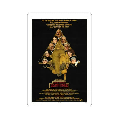 Death on the Nile 1978 Movie Poster STICKER Vinyl Die-Cut Decal - The Sticker Space