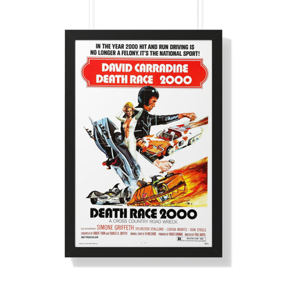 DEATH RACE 2000 1975 - Framed Movie Poster-20" x 30"-The Sticker Space