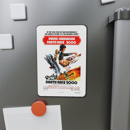 DEATH RACE 2000 1975 Movie Poster - Die-Cut Magnet-The Sticker Space