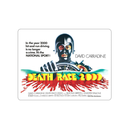 DEATH RACE 2000 (2) 1975 Movie Poster STICKER Vinyl Die-Cut Decal-2 Inch-The Sticker Space