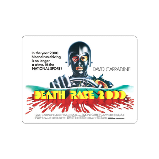 DEATH RACE 2000 (2) 1975 Movie Poster STICKER Vinyl Die-Cut Decal-2 Inch-The Sticker Space