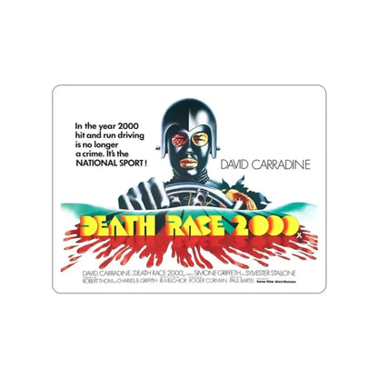 DEATH RACE 2000 (2) 1975 Movie Poster STICKER Vinyl Die-Cut Decal 2 Inch - The Sticker Space