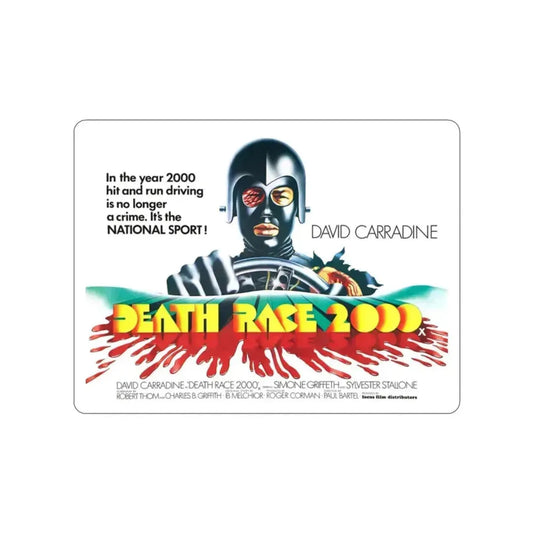 DEATH RACE 2000 (2) 1975 Movie Poster STICKER Vinyl Die-Cut Decal 2 Inch - The Sticker Space