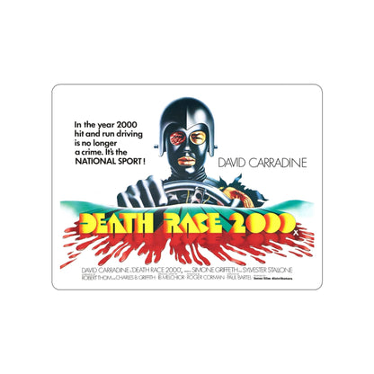 DEATH RACE 2000 (2) 1975 Movie Poster STICKER Vinyl Die-Cut Decal-4 Inch-The Sticker Space