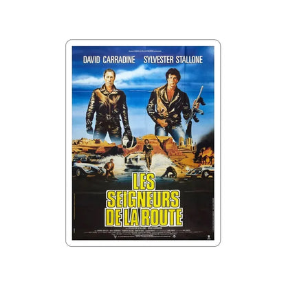 DEATH RACE 2000 (FRENCH) 1975 Movie Poster STICKER Vinyl Die-Cut Decal 3 Inch - The Sticker Space