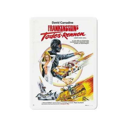 DEATH RACE 2000 (GERMAN) 1975 Movie Poster - Refrigerator Magnet - The Sticker Space