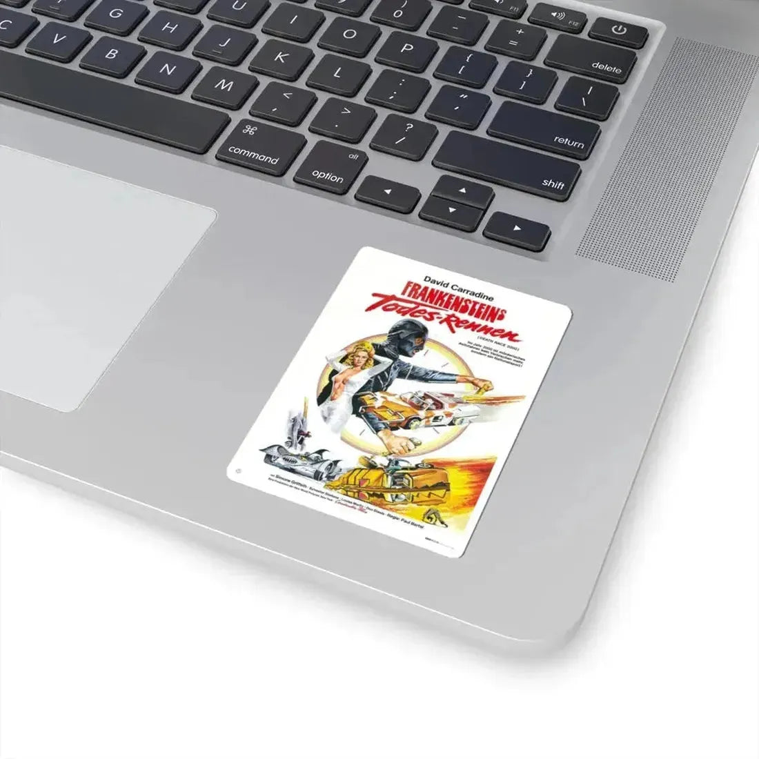 DEATH RACE 2000 (GERMAN) 1975 Movie Poster - STICKER Vinyl Kiss-Cut Decal - The Sticker Space