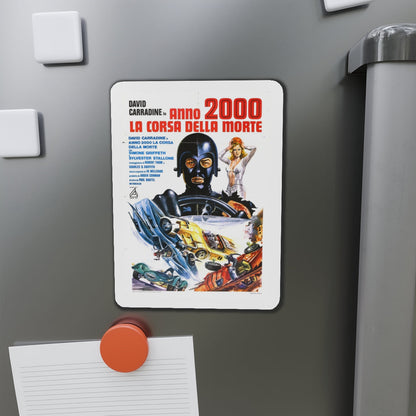 DEATH RACE 2000 (italian) 1975 Movie Poster - Die-Cut Magnet-The Sticker Space