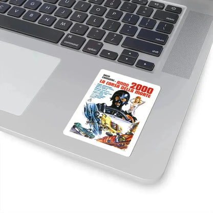 DEATH RACE 2000 (italian) 1975 Movie Poster - STICKER Vinyl Kiss-Cut Decal - The Sticker Space