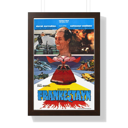 DEATH RACE 2000 (TURKISH) 1975 - Framed Movie Poster-16″ x 24″-The Sticker Space