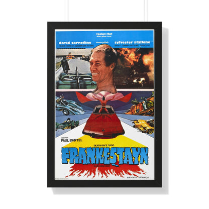 DEATH RACE 2000 (TURKISH) 1975 - Framed Movie Poster-20" x 30"-The Sticker Space