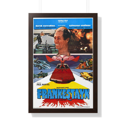 DEATH RACE 2000 (TURKISH) 1975 - Framed Movie Poster-20" x 30"-The Sticker Space