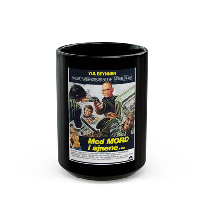 DEATH RAGE 1976 Movie Poster - Black Coffee Mug-15oz-The Sticker Space