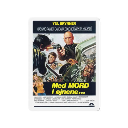 DEATH RAGE 1976 Movie Poster - Refrigerator Magnet 3 Inch - The Sticker Space