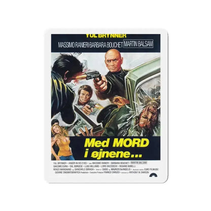 DEATH RAGE 1976 Movie Poster - Refrigerator Magnet - The Sticker Space