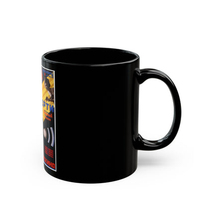 DEATH RAY 1967 Movie Poster - Black Coffee Mug-The Sticker Space