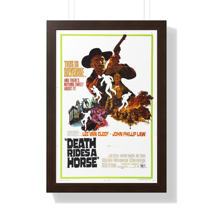 DEATH RIDES A HORSE 1967 - Framed Movie Poster-16″ x 24″-The Sticker Space