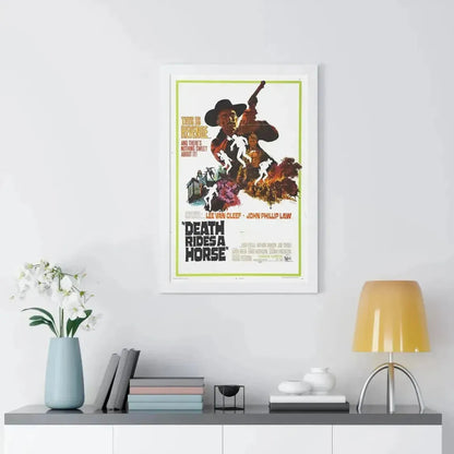 DEATH RIDES A HORSE 1967 - Framed Movie Poster - The Sticker Space