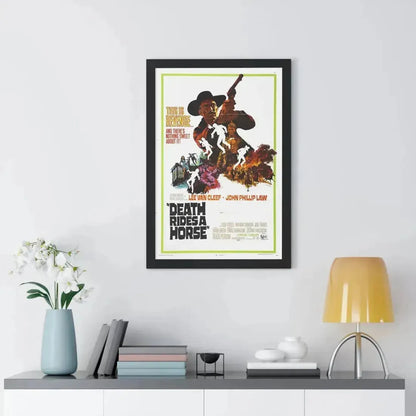 DEATH RIDES A HORSE 1967 - Framed Movie Poster - The Sticker Space