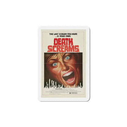 Death Screams 1982 Movie Poster Refrigerator Magnet 5 Inch - The Sticker Space