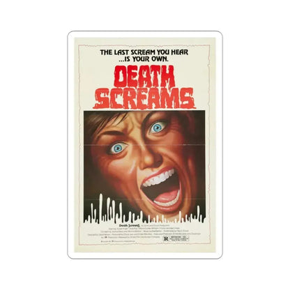 Death Screams 1982 Movie Poster STICKER Vinyl Die-Cut Decal - The Sticker Space