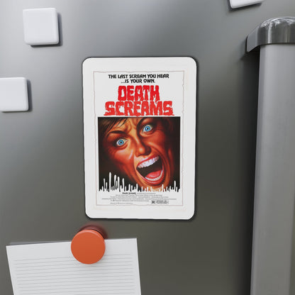 DEATH SCREAMS (HOUSE OF DEATH) 1982 Movie Poster - Die-Cut Magnet-The Sticker Space