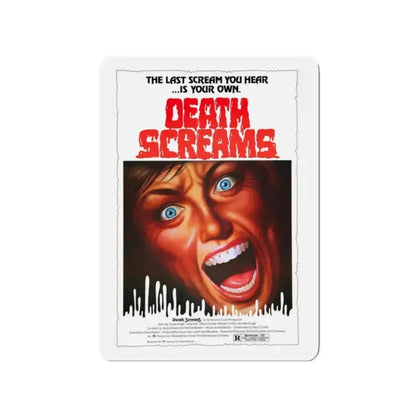 DEATH SCREAMS (HOUSE OF DEATH) 1982 Movie Poster - Refrigerator Magnet - The Sticker Space