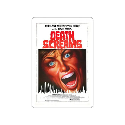 DEATH SCREAMS (HOUSE OF DEATH) 1982 Movie Poster STICKER Vinyl Die-Cut Decal - The Sticker Space