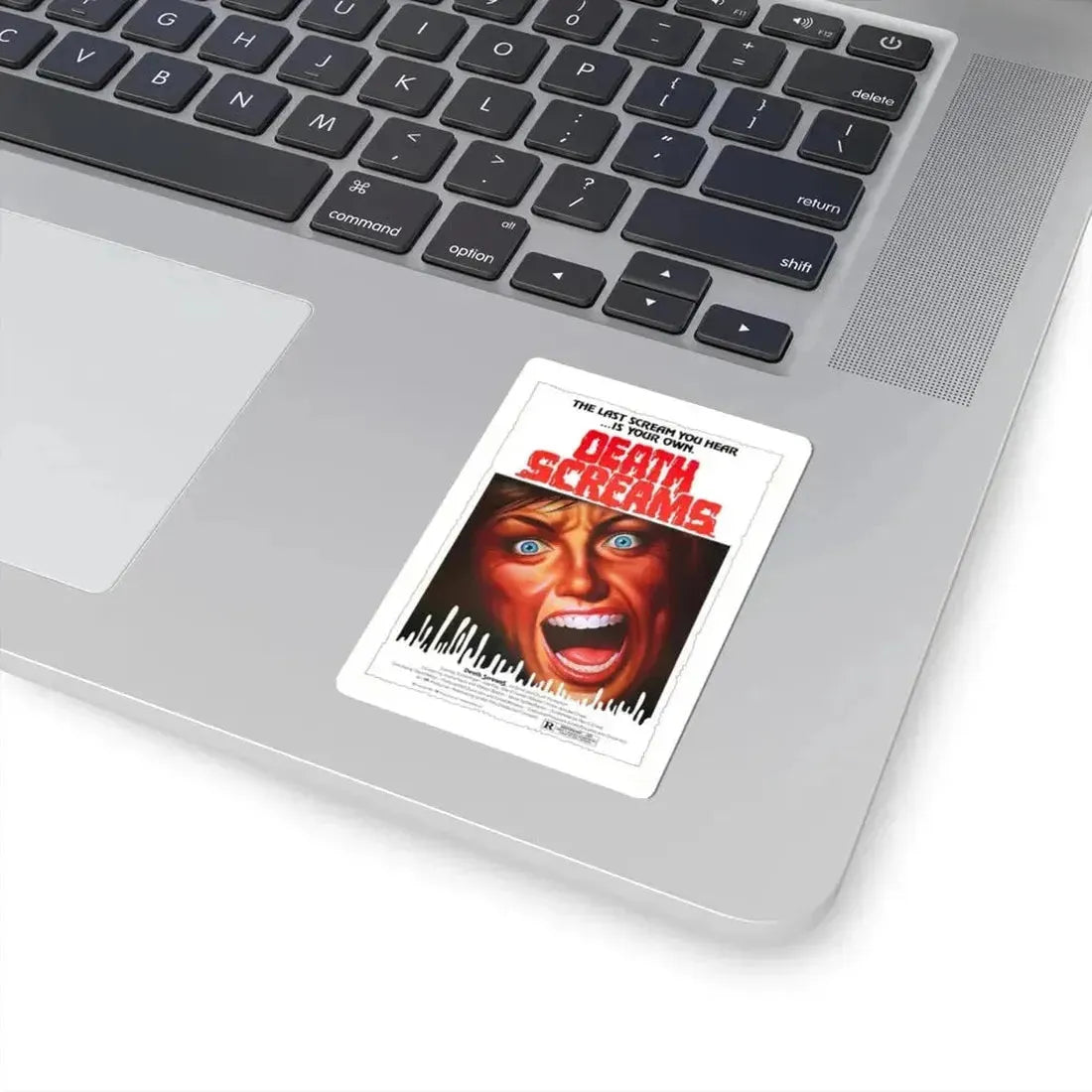 DEATH SCREAMS (HOUSE OF DEATH) 1982 Movie Poster - STICKER Vinyl Kiss-Cut Decal - The Sticker Space