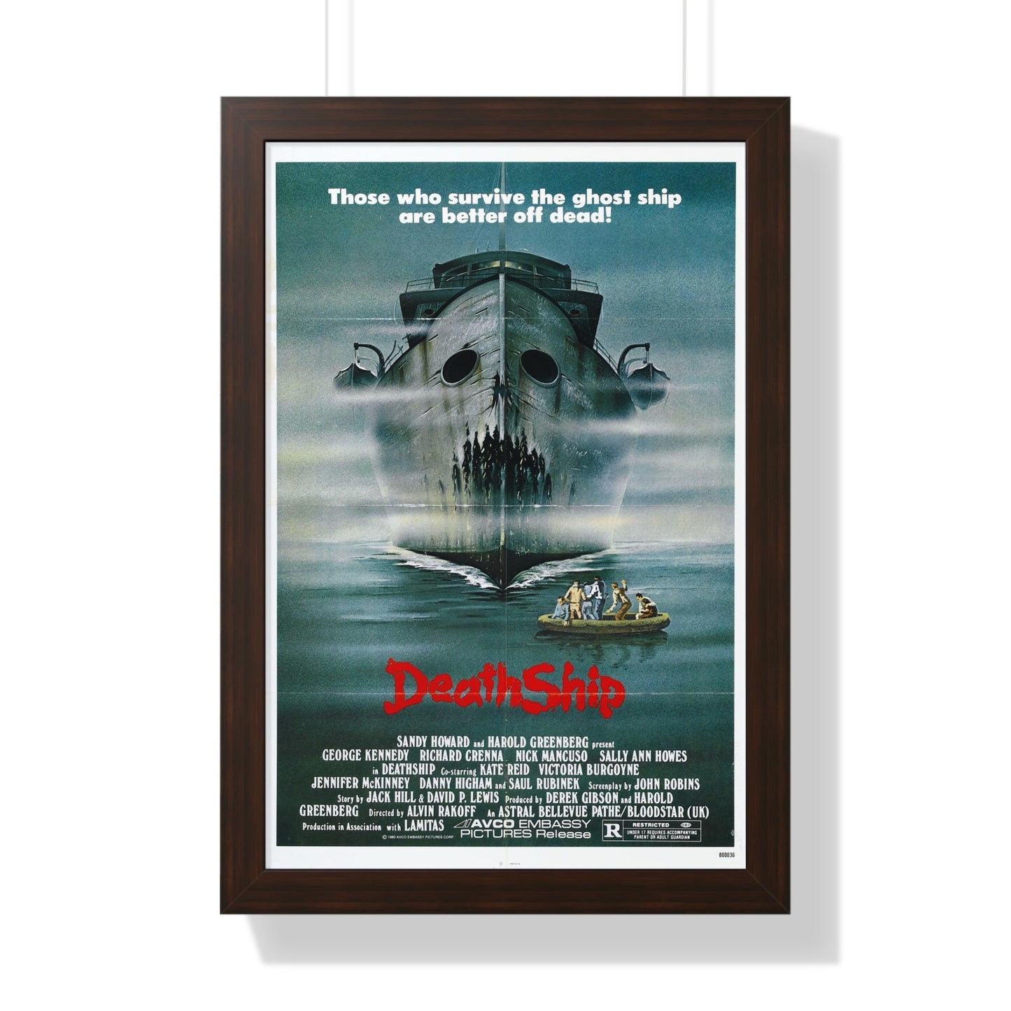 DEATH SHIP 1980 - Framed Movie Poster-16″ x 24″-The Sticker Space