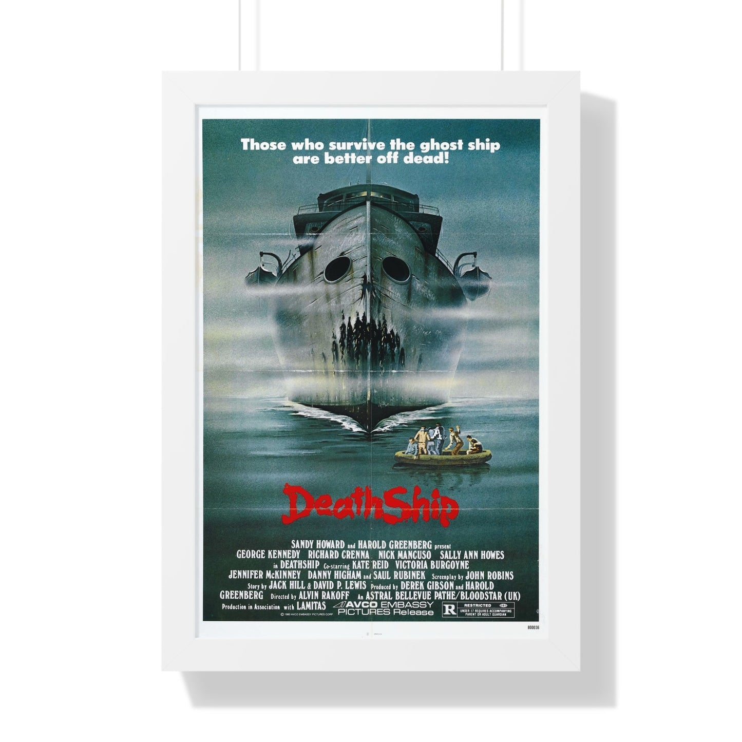 DEATH SHIP 1980 - Framed Movie Poster-16″ x 24″-The Sticker Space