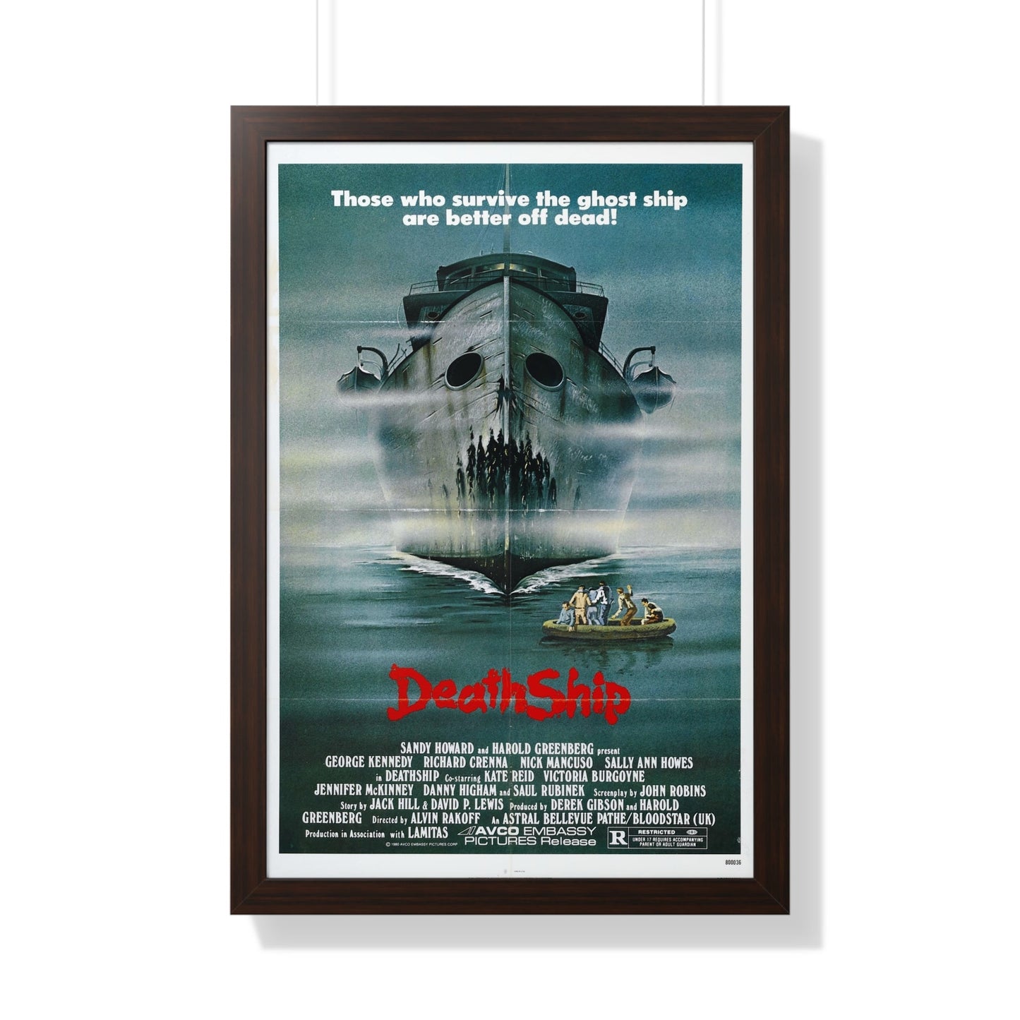 DEATH SHIP 1980 - Framed Movie Poster-20" x 30"-The Sticker Space