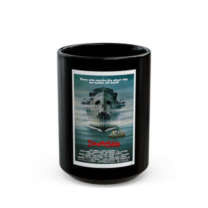 DEATH SHIP 1980 Movie Poster - Black Coffee Mug-15oz-The Sticker Space