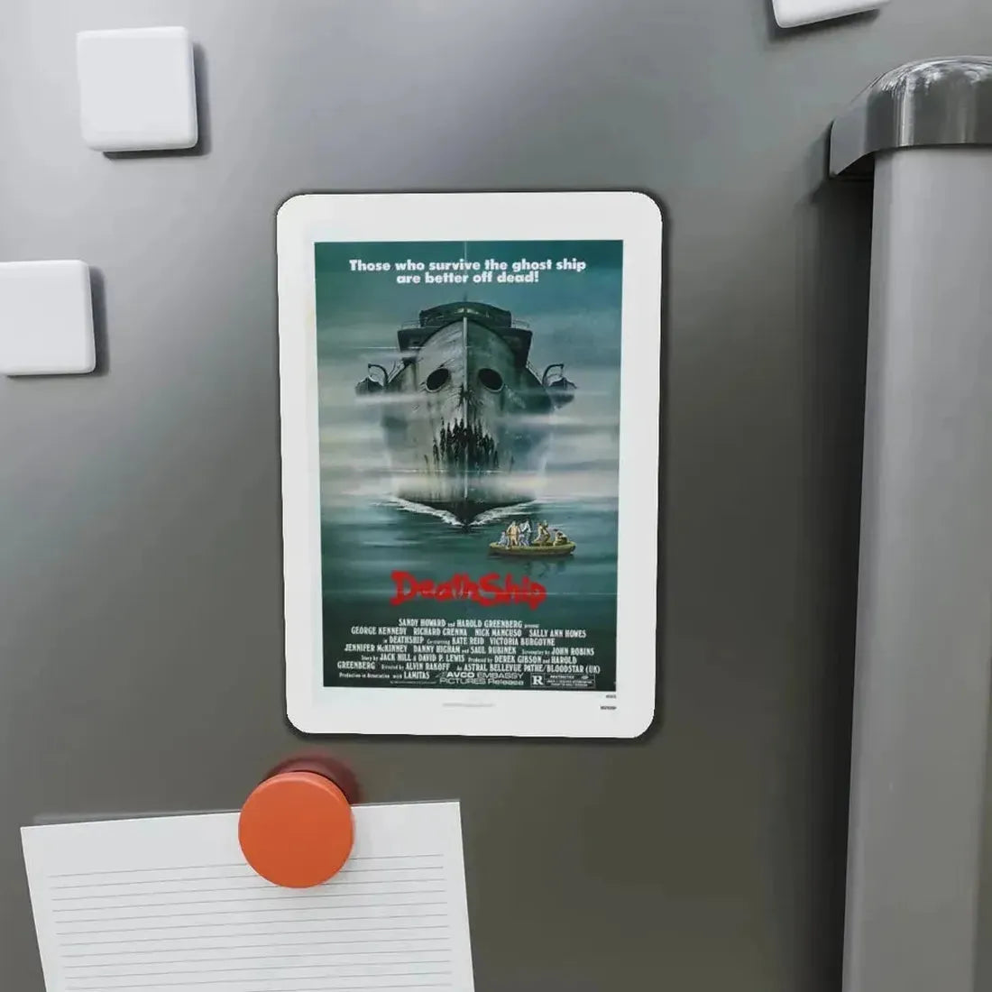 DEATH SHIP 1980 Movie Poster - Refrigerator Magnet - The Sticker Space