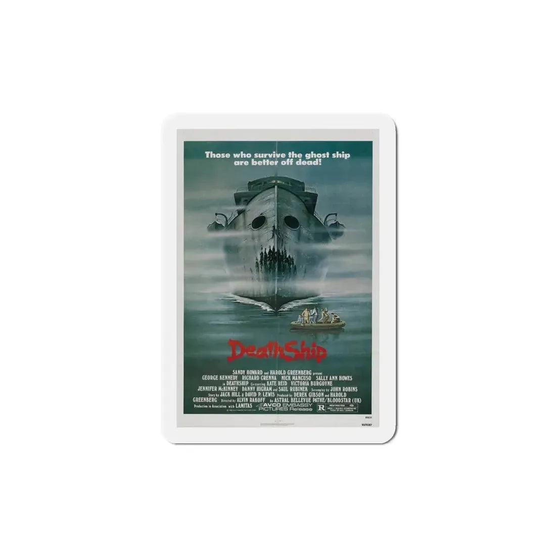 Death Ship 1980 Movie Poster Refrigerator Magnet - The Sticker Space