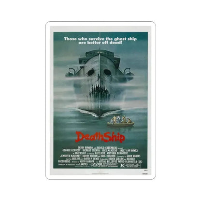 Death Ship 1980 Movie Poster - STICKER Vinyl Kiss-Cut Decal 4 Inch White - The Sticker Space