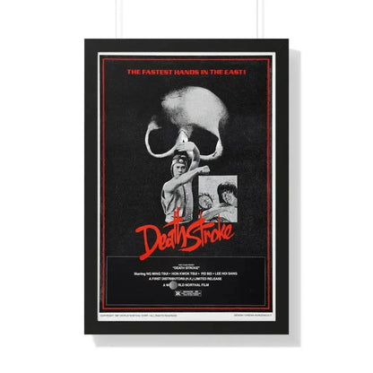 DEATH STROKE 1981 - Framed Movie Poster 20" x 30" Black - The Sticker Space