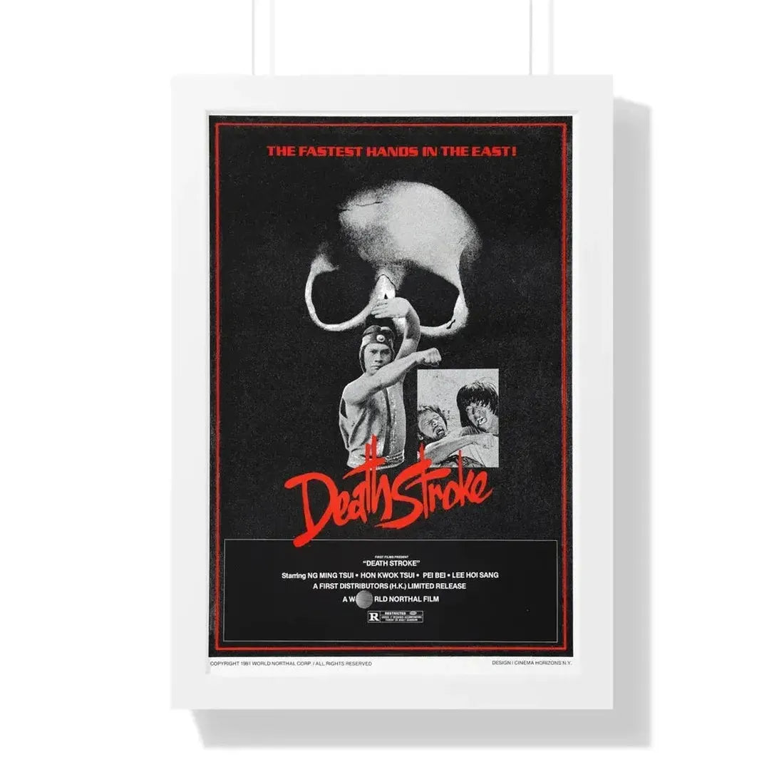 DEATH STROKE 1981 - Framed Movie Poster - The Sticker Space