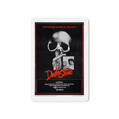 DEATH STROKE 1981 Movie Poster - Die-Cut Magnet-5" x 5"-The Sticker Space