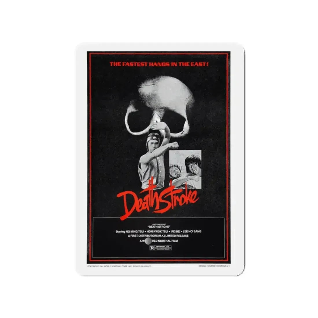 DEATH STROKE 1981 Movie Poster - Refrigerator Magnet 2 Inch - The Sticker Space