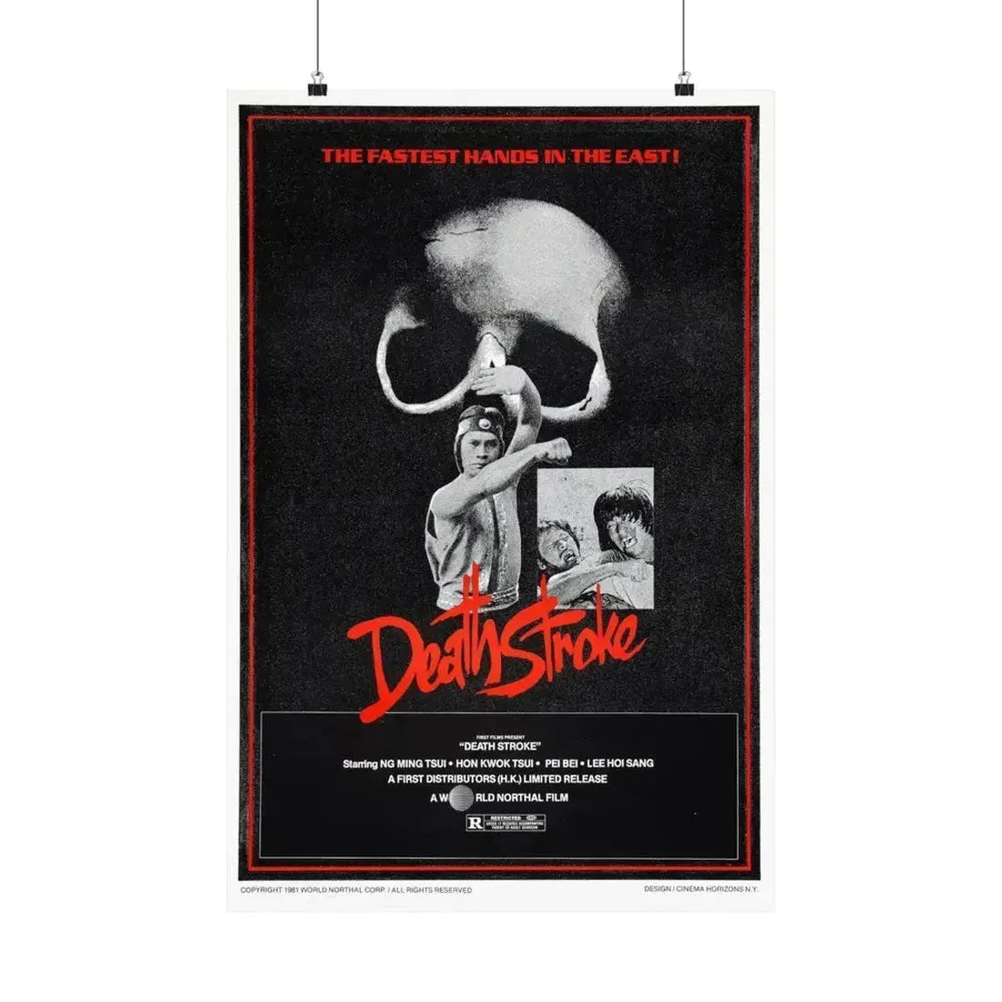 DEATH STROKE 1981 - Paper Movie Poster 20″ x 30″ Matte - The Sticker Space