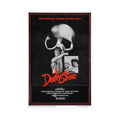DEATH STROKE 1981 - Paper Movie Poster - The Sticker Space
