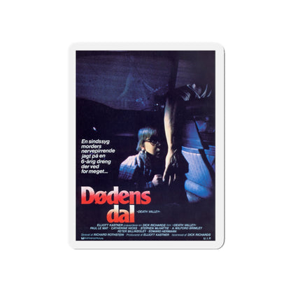 DEATH VALLEY (DANISH) 1982 Movie Poster - Die-Cut Magnet-5" x 5"-The Sticker Space