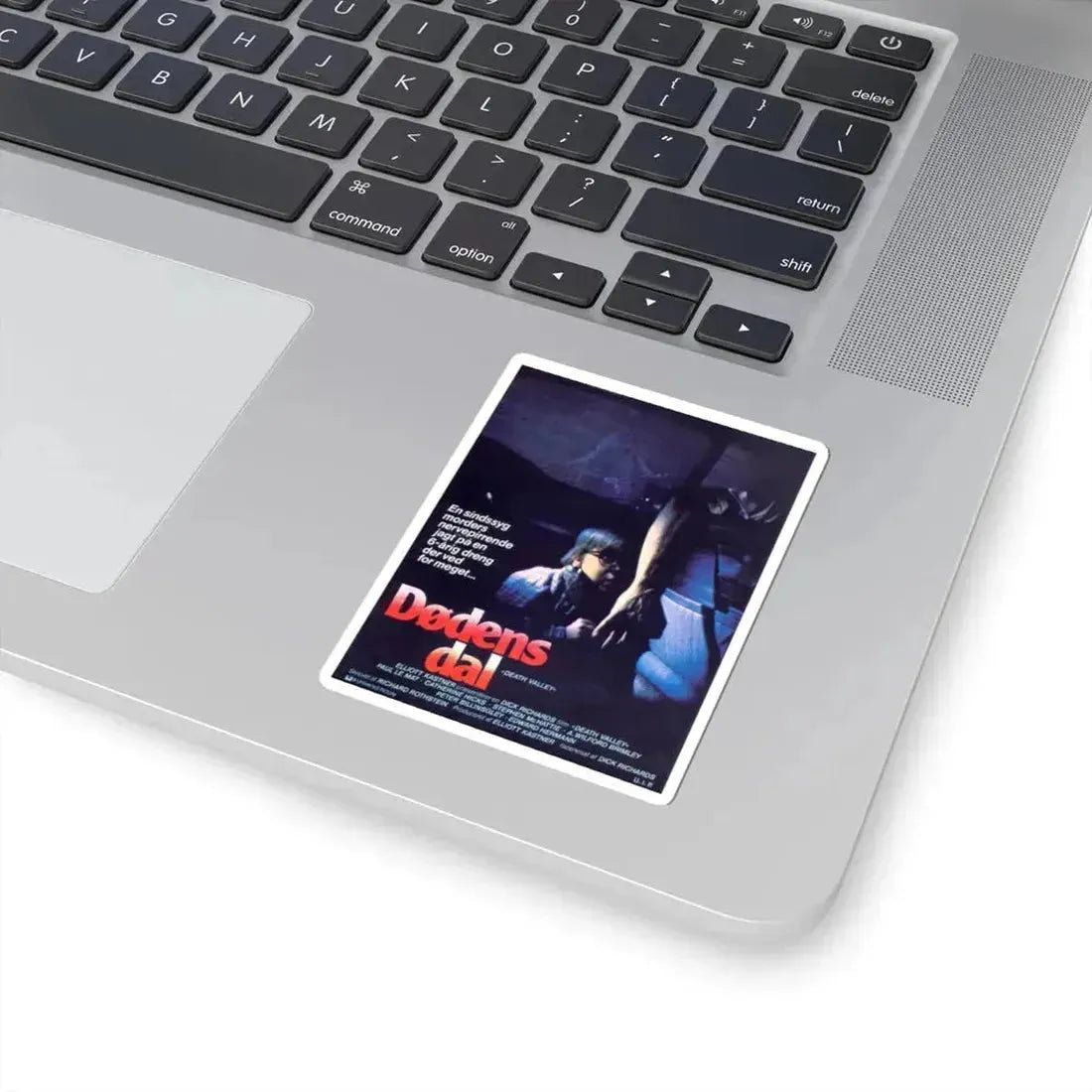 DEATH VALLEY (DANISH) 1982 Movie Poster - STICKER Vinyl Kiss-Cut Decal - The Sticker Space