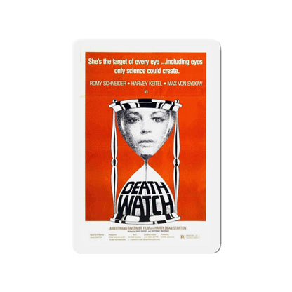 DEATH WATCH 1980 Movie Poster - Die-Cut Magnet-3" x 3"-The Sticker Space